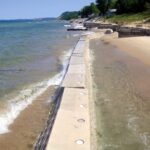 Sandsaver installed Lake Michigan Great Lakes